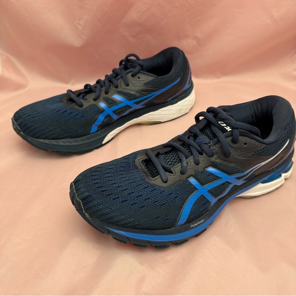 ASICS GT-2000 9 Blue Black Stability Running Shoes Men’s Sz 8 - Picture 2 of 14